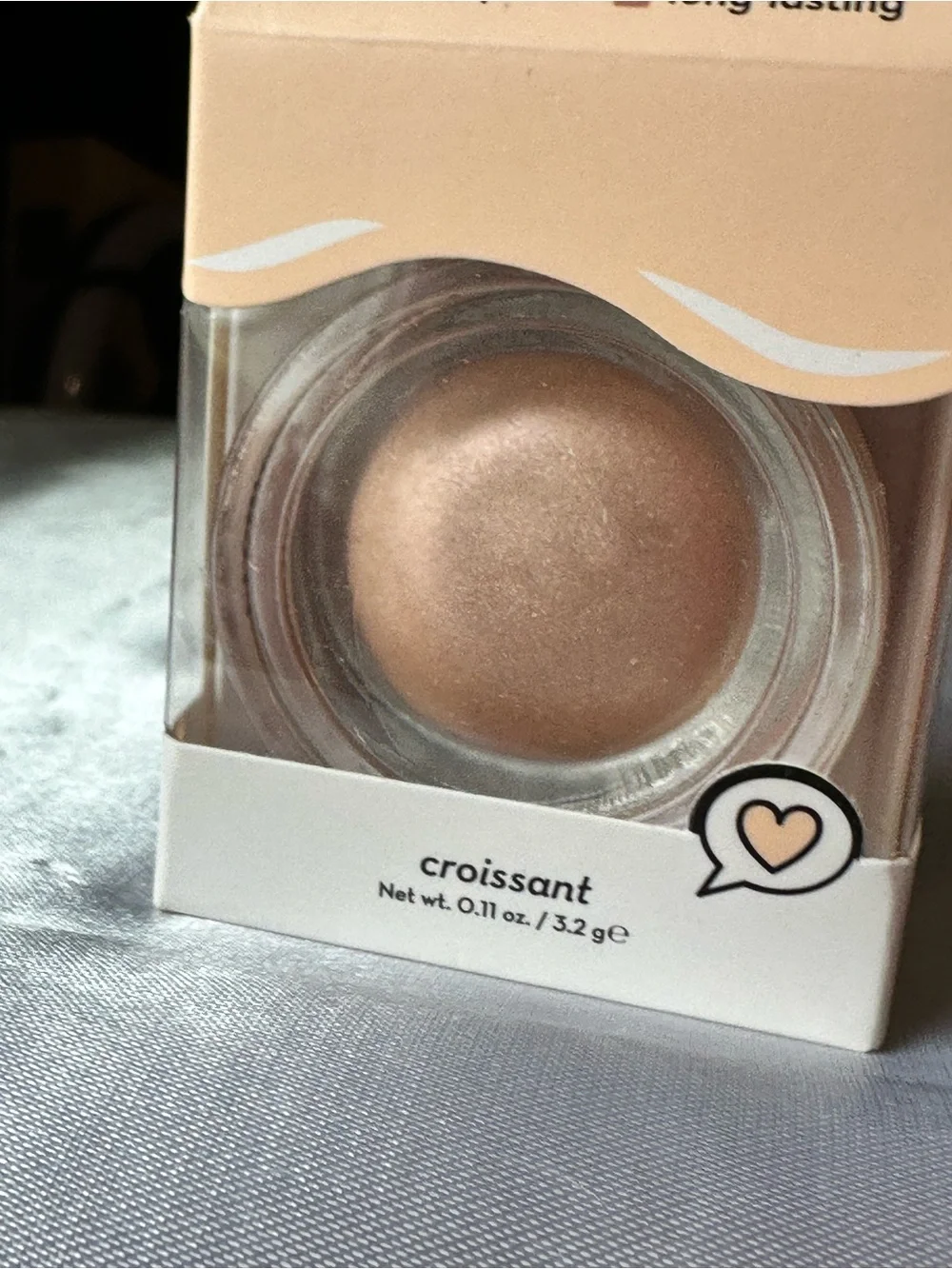 The Crème Shop Croissant Crème Eyeshadow — Shimmery Croissant
